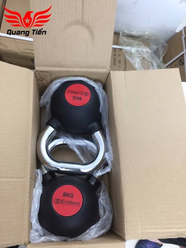 Tạ Bình Vôi bọc cao su cao cấp Goldnova (Giá 1 quả)