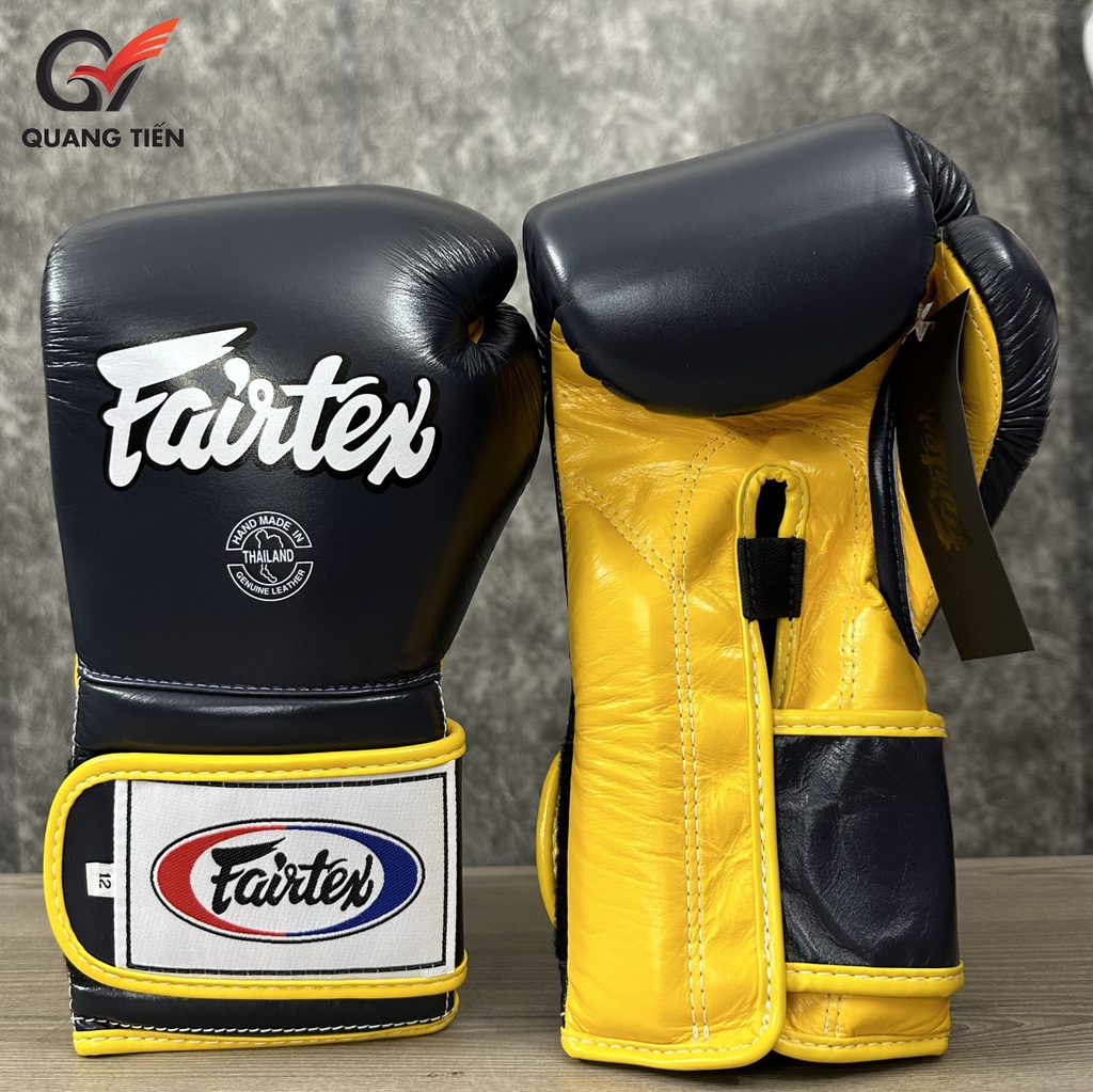 Găng Tay Boxing Fairtex BGV9 Mexican Style - HEAVY HITTER - Xanh Vàng