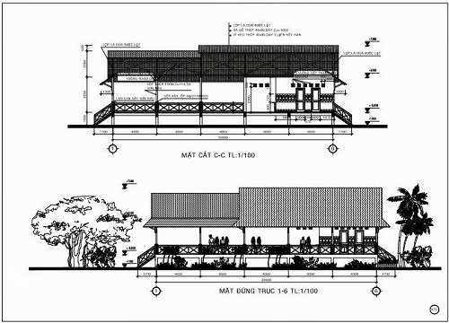 Bản vẽ thiết kế nhà sàn, nhà gỗ đẹp - Nhagobinhthuoc.com