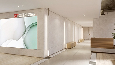 Khu vực chờ khám tại H Plus International Medical Center