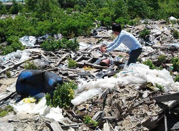 Phát hiện thêm bãi tập kết rác thải của Formosa Hà Tĩnh 