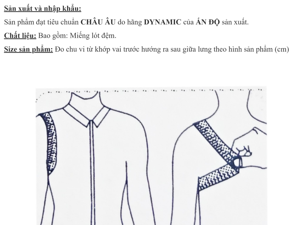 ĐAI CHỐNG GÙ LƯNG CHO TRẺ EM, NGƯỜI LỚN, NAM, NỮ DYNA