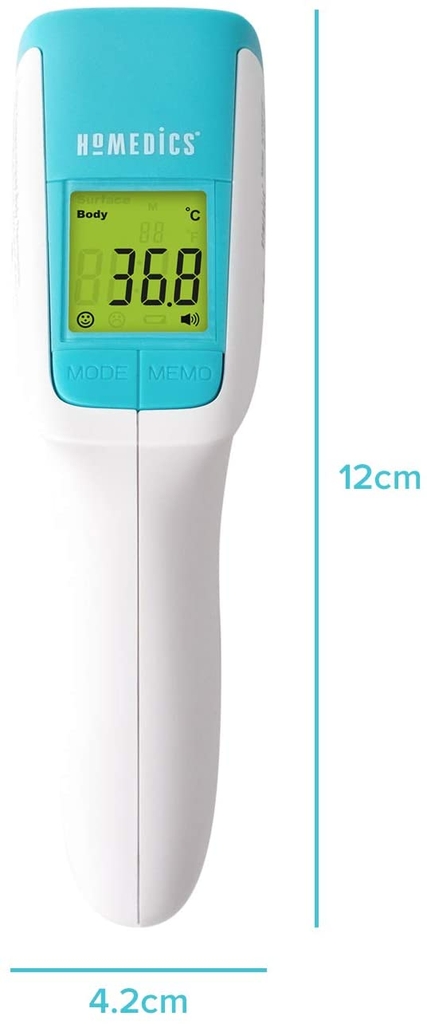 Nhiệt kế hồng ngoại không tiếp xúc USA chứng nhận FDA Hoa Kỳ HoMedics TE-350-EU