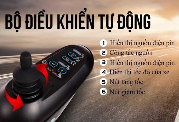 Xe lăn điện ngã lưng, Model: JAZZ-S803