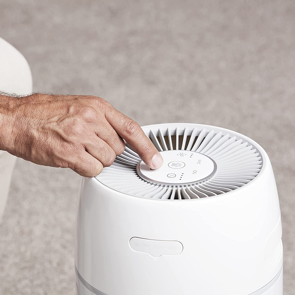 Máy lọc không khí khử mùi và lông vật nuôi 5-in-1 Homedics AP-PET35A-WT