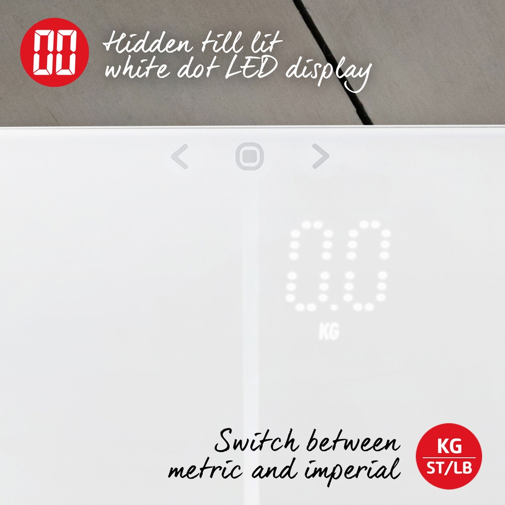 Cân phân tích chỉ số cơ thể Salter 9164WH3R