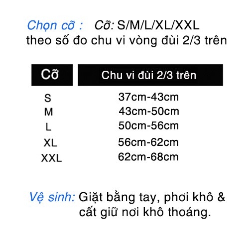 ĐAI BẮP ĐÙI ES601 (Hàng nhập chính hãng I-M)