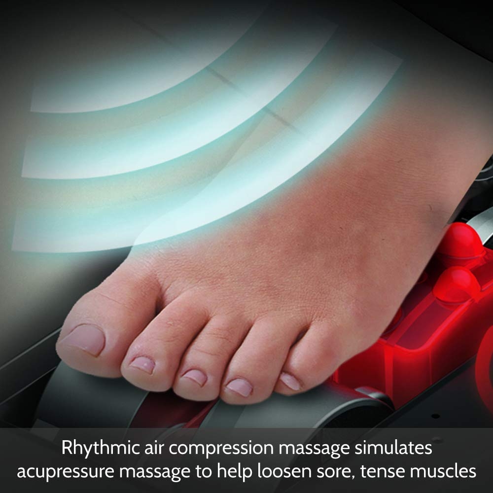 Máy massage chân khí nén Shiatsu 3D cao cấp , kèm nhiệt (HoMedics® Shiatsu Air 2.0 With Heat) FMS-351HJ