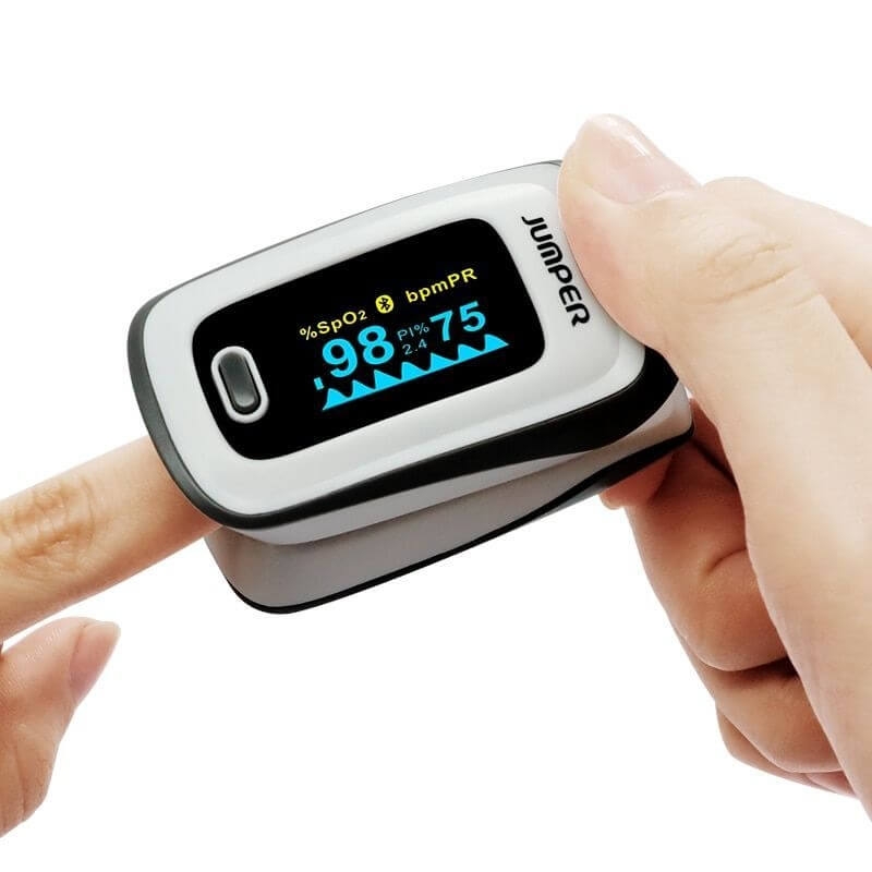 Máy đo nồng độ oxy máu và nhịp tim Jumper JPD-500F (Bluetooth)