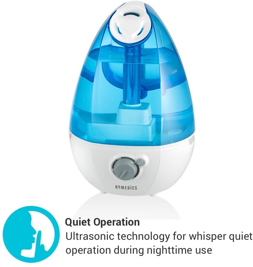 Máy tạo độ ẩm công nghệ siêu âm, khử khuẩn Homedics UHE-CM25D