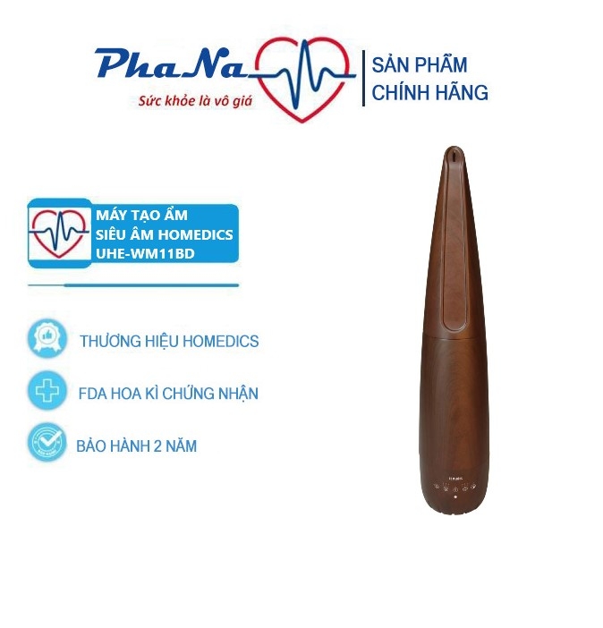 Máy tạo độ ẩm siêu âm khử khuẩn TotalComfort ™ Deluxe chuyên nghiệp HoMedics UHE-WM11BD