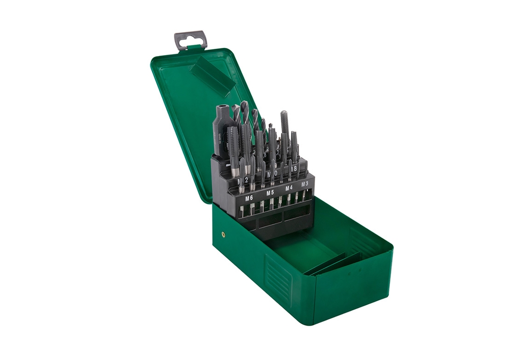 Bộ mũi khoan (ven răng) 1 bộ 22 cái SATA 50454 - 22Pc. HSS Tap &Twist Drill Set