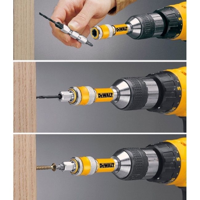 Bộ mũi khoan và đầu hít năm châm 12 món DeWalt DW2735P