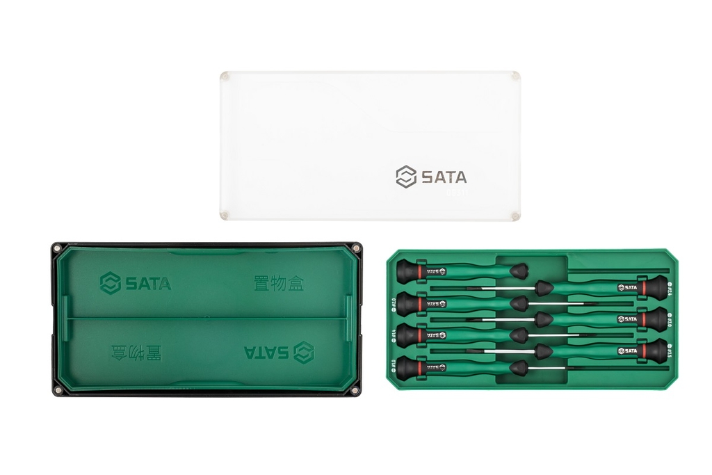 Bộ tuốc nơ vít nhỏ 1đầu dẹp SATA 1 bộ 6 cái 09311