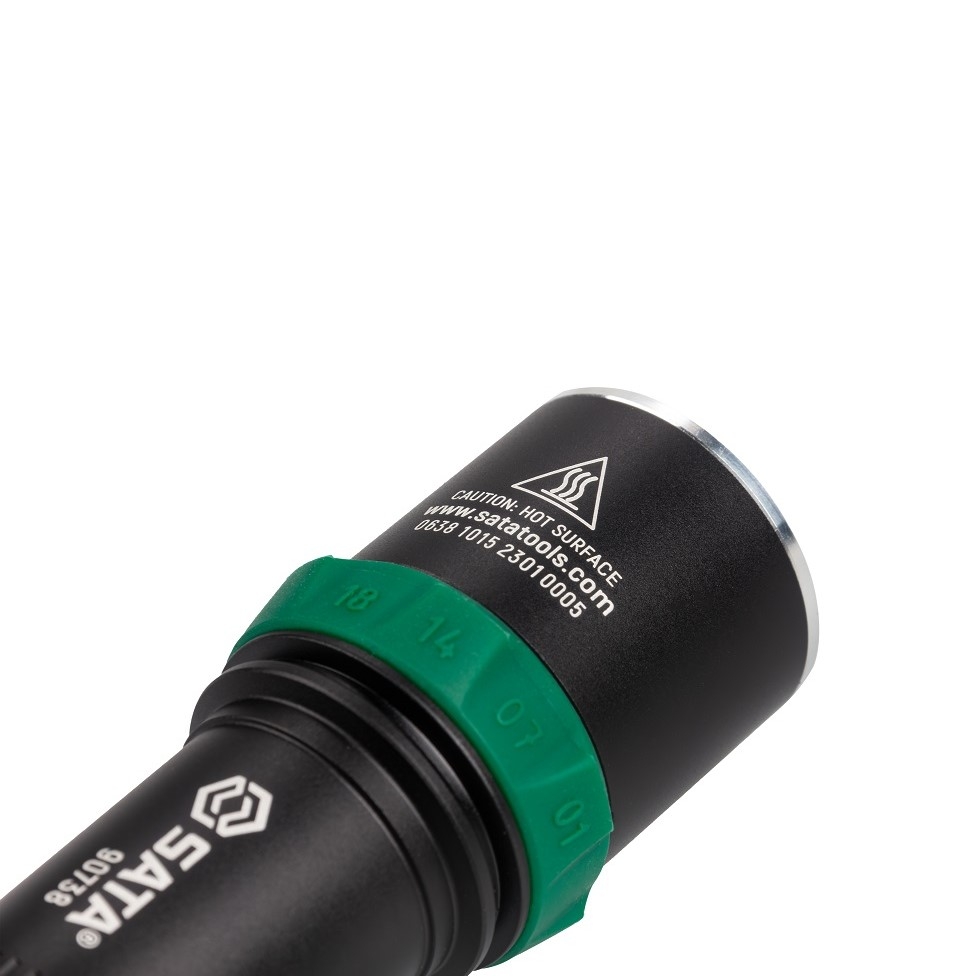 Đèn pin loại cầm tay SATA 90738 - HIGH BRIGHT RECHARGE ALUMINUM FLASHLIGHT