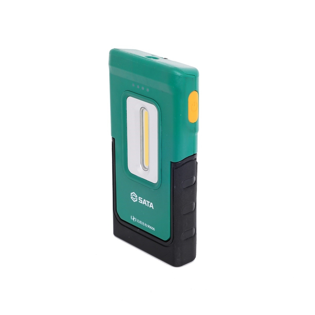 Đèn pin loại cầm tay dạng gấp 300LM SATA 90606 - Wireless Charging Folding Worklight 300l