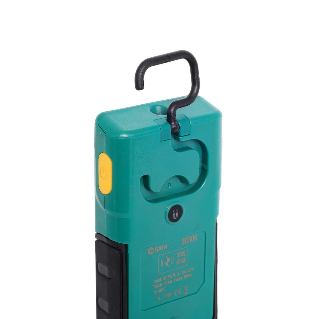 Đèn pin loại cầm tay dạng gấp 300LM SATA 90606 - Wireless Charging Folding Worklight 300l