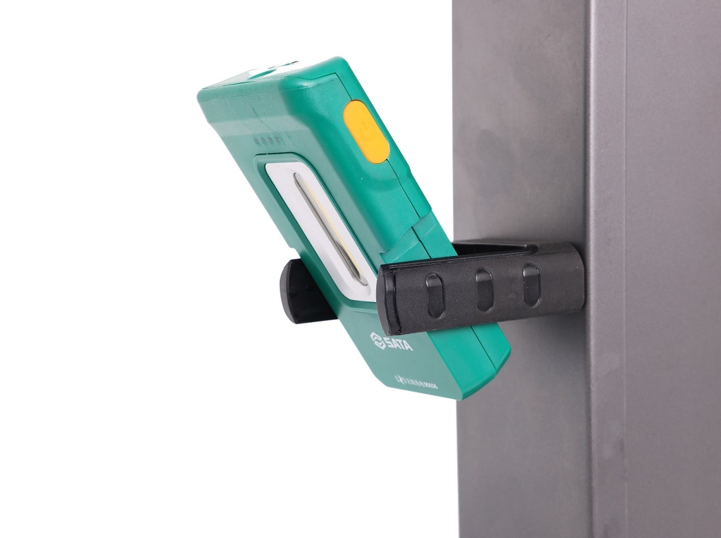 Đèn pin loại cầm tay dạng gấp 300LM SATA 90606 - Wireless Charging Folding Worklight 300l