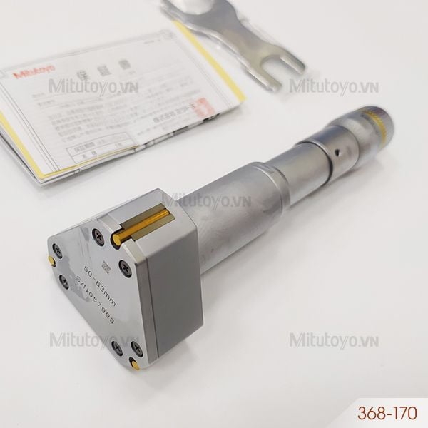 Panme 3 chấu đo lỗ 50-63mm/0.005mm Mitutoyo 368-170