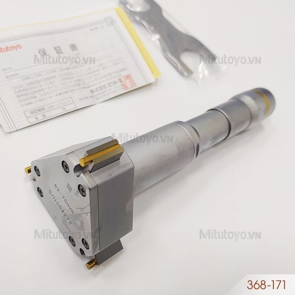 Panme 3 chấu đo lỗ 62-75mm/0.005mm Mitutoyo 368-171