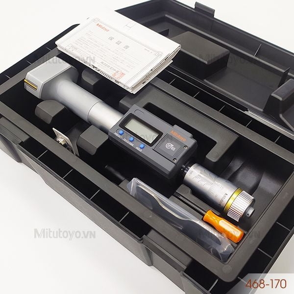 Panme điện tử đo lỗ 3 chấu 50-63mm/0.001mm Mitutoyo 468-170
