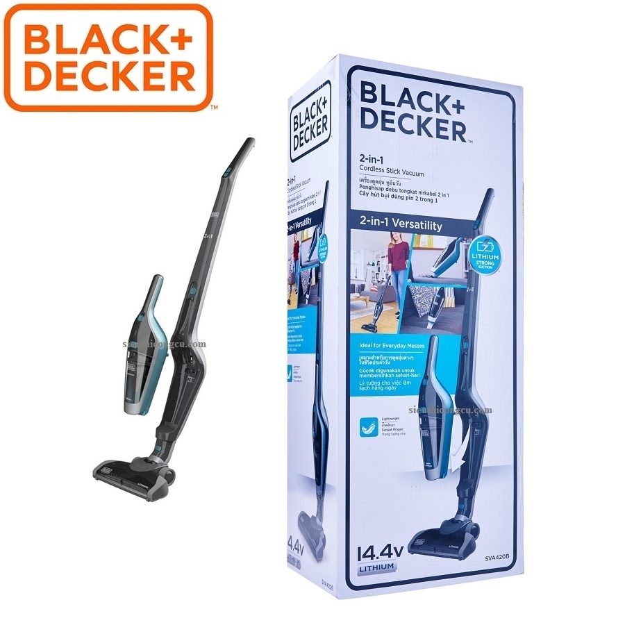 Máy hút bụi 14.4V Black+Decker SVA420B-B1