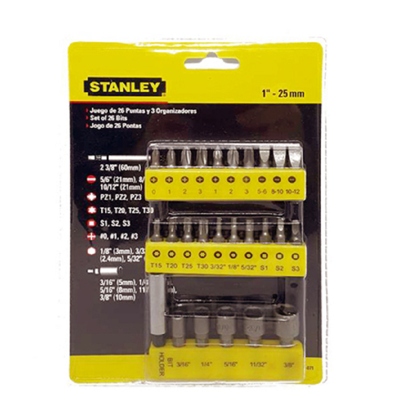 Mũi vặn vít bộ 29P Stanley 68-071-23