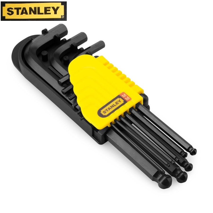 Lục giác đầu bi hệ mét (bộ 9 chi tiết) Stanley 69-256