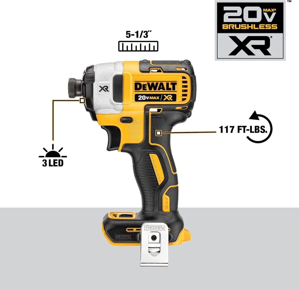 COMBO KIT Máy Khoan Búa - Máy Vặn vít pin DCK299M2 DEWALT