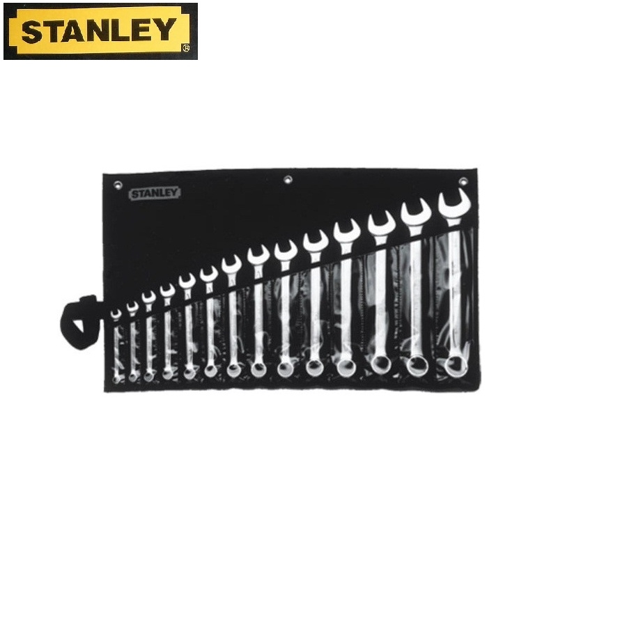 Bộ cờ lê vòng miệng hệ mét (bộ 14c) Stanley 87-038-1