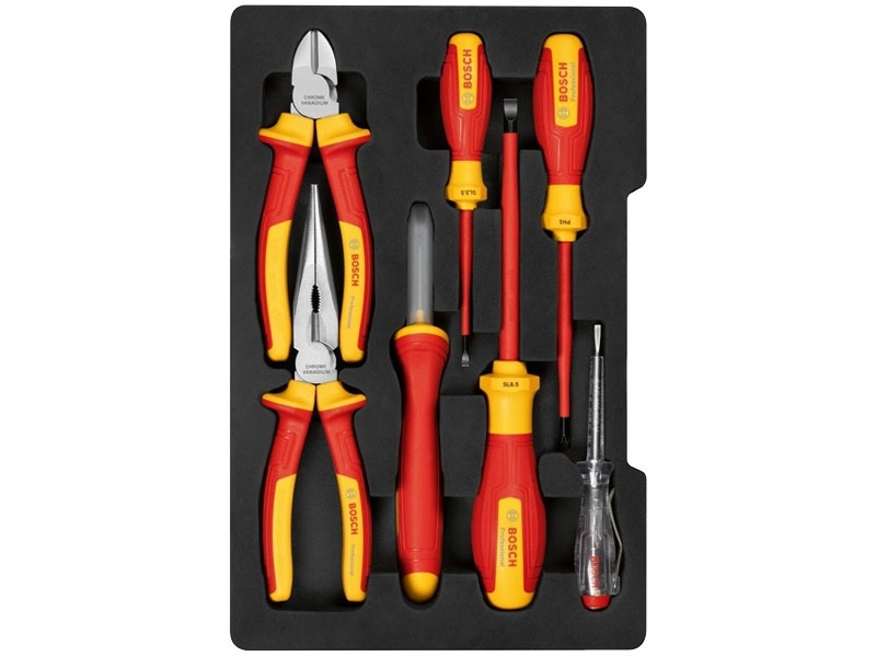 Bộ đồ nghề cách điệnVDE đa năng 7 món Bosch 1600A02NG3