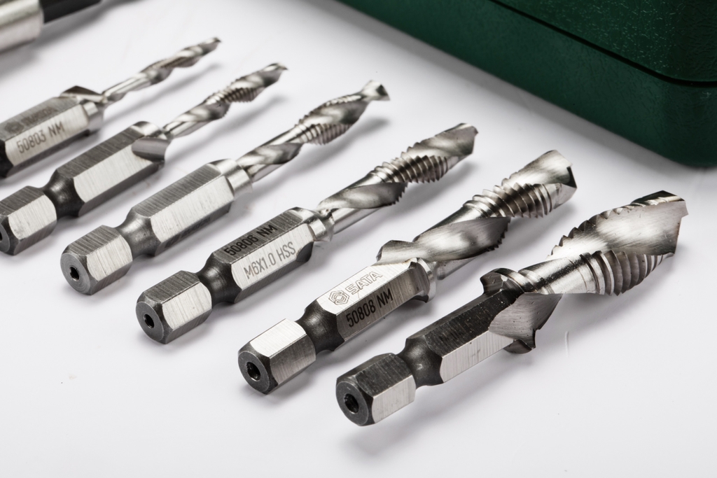 Bộ mũi khoan xoắn (ven răng) HSS bộ 7 cái SATA 50457 - 7PC. THREADING SET