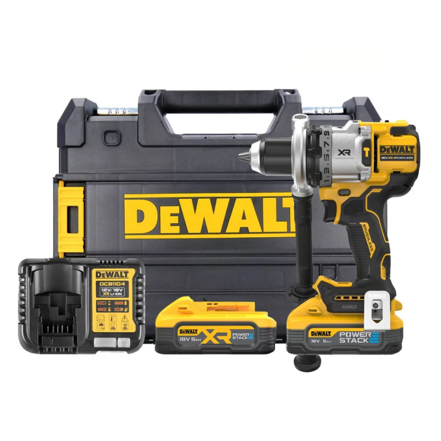 Máy Khoan Búa Dùng Pin 20V DEWALT DCD1007N (Chỉ thân máy, chưa bao gồm pin sạc)