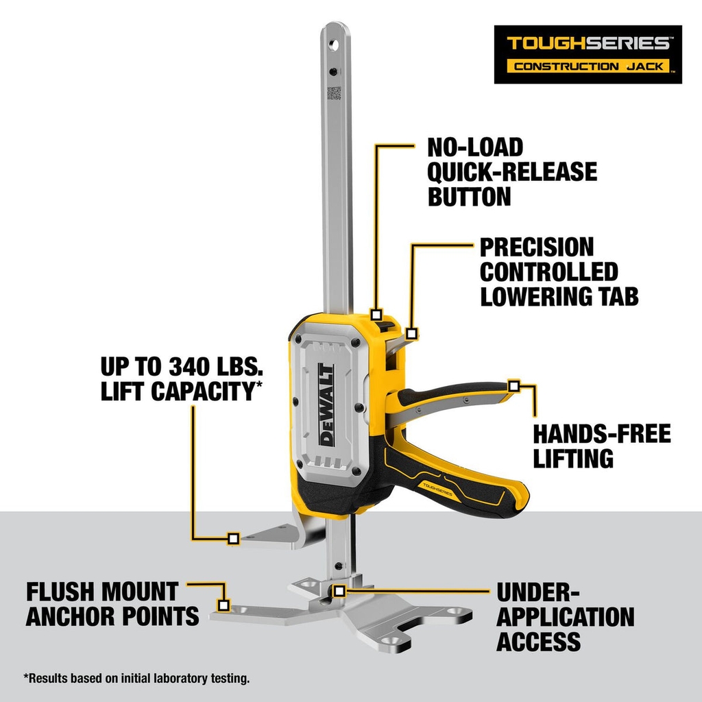 Kích nâng xây dựng đa năng DEWALT DWHT83550 - Tough Series Construction Jack
