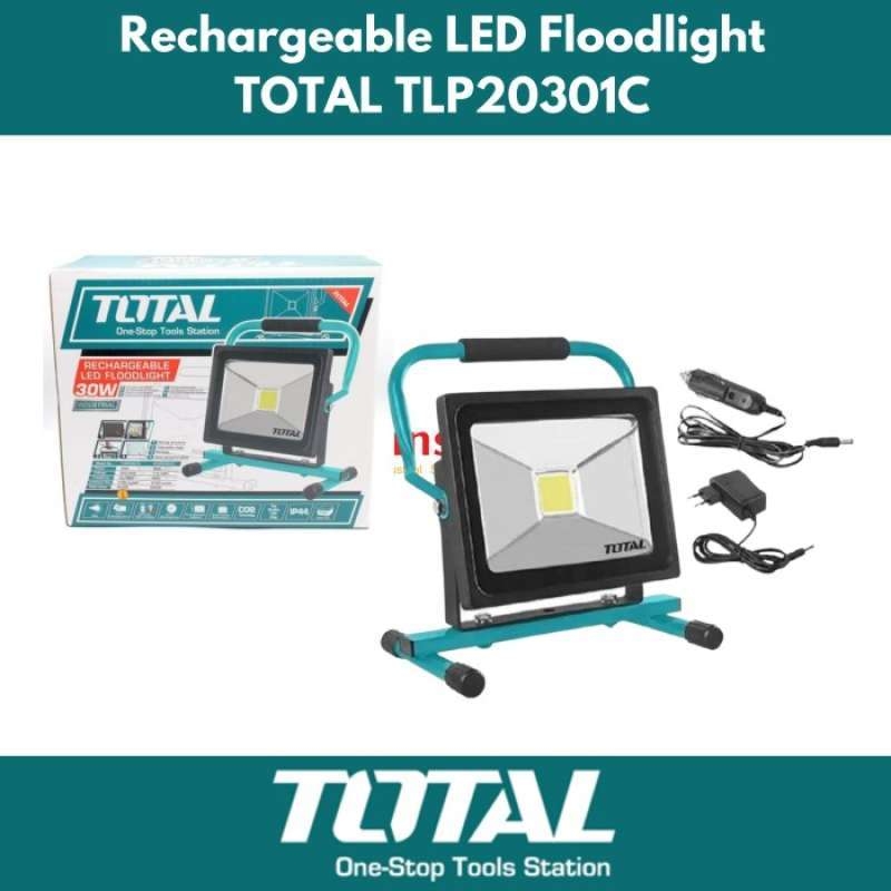 Đèn Led xách tay dùng sạc TLP20301C TOTAL