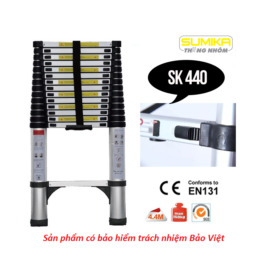 Sumika SK440 - Thang nhôm rút gọn 4.4m