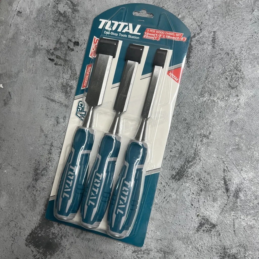 Bộ 3 đục gỗ THT41K0302 TOTAL