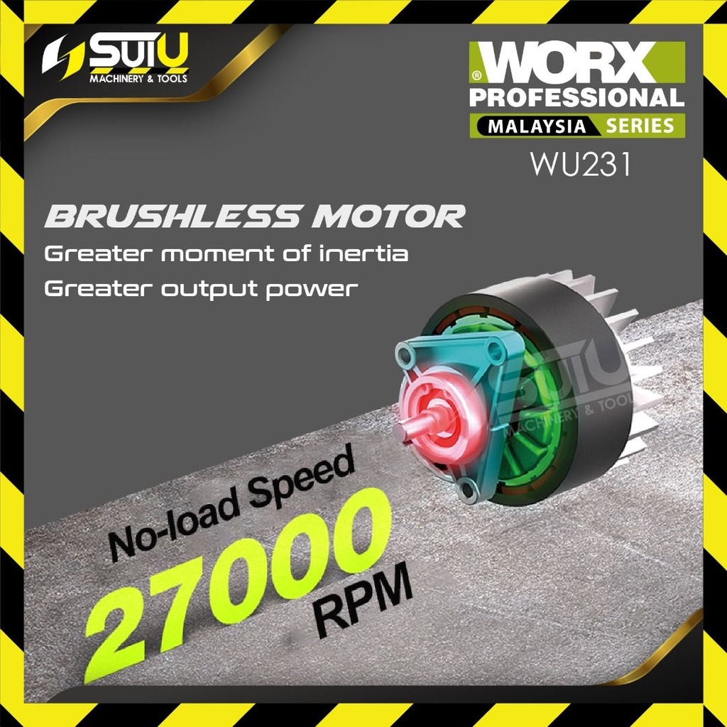 Máy thổi lá pin 20V WORX WU231.9