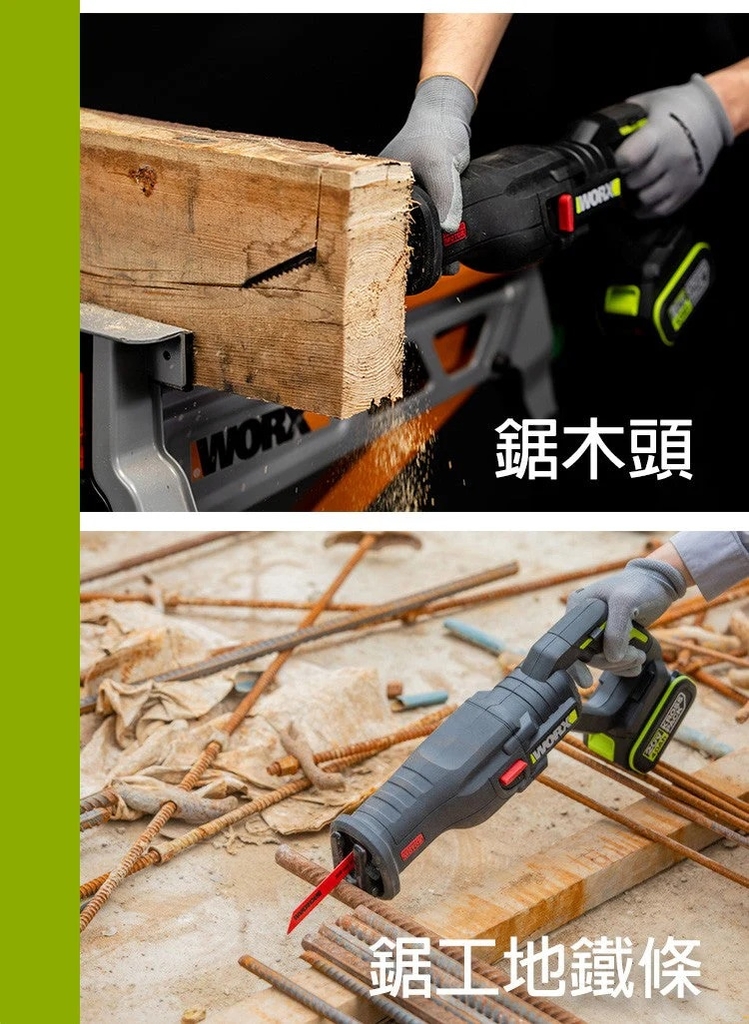 Máy cưa kiếm pin 20V WORX WU501.9