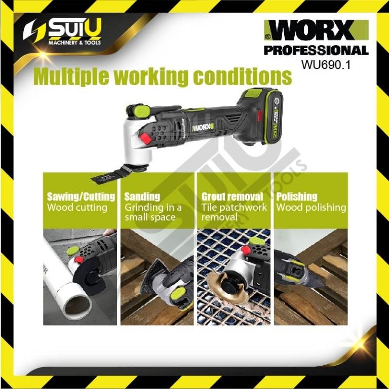Máy cắt rung pin 20V WORX WU690.9