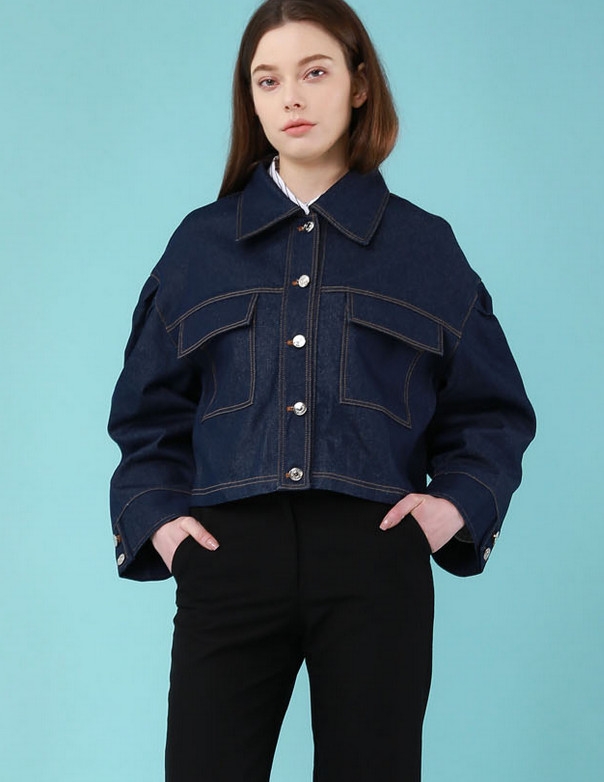 Áo khoác jean nữ Hàn Quốc 121255