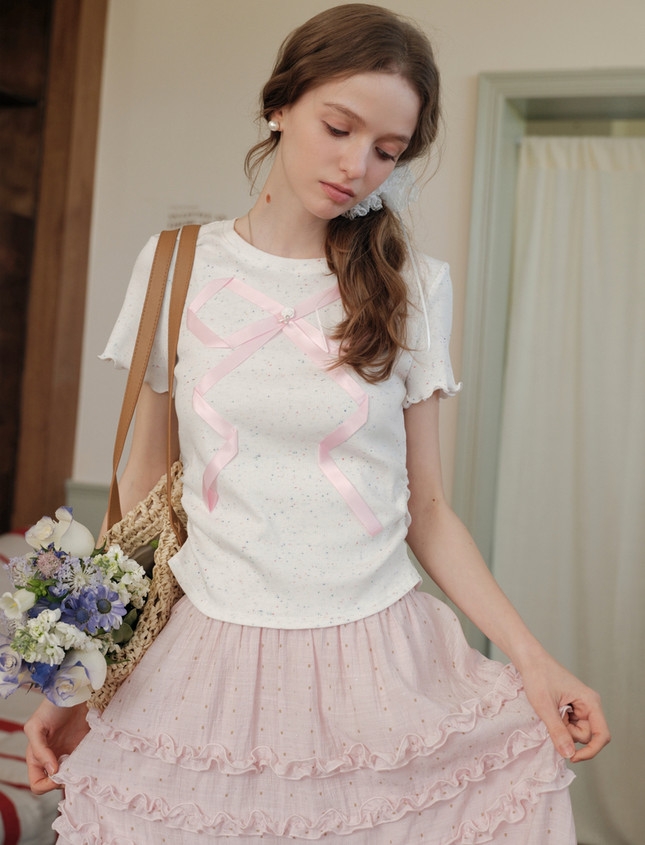 Áo phông nơ Hàn Quốc 051704