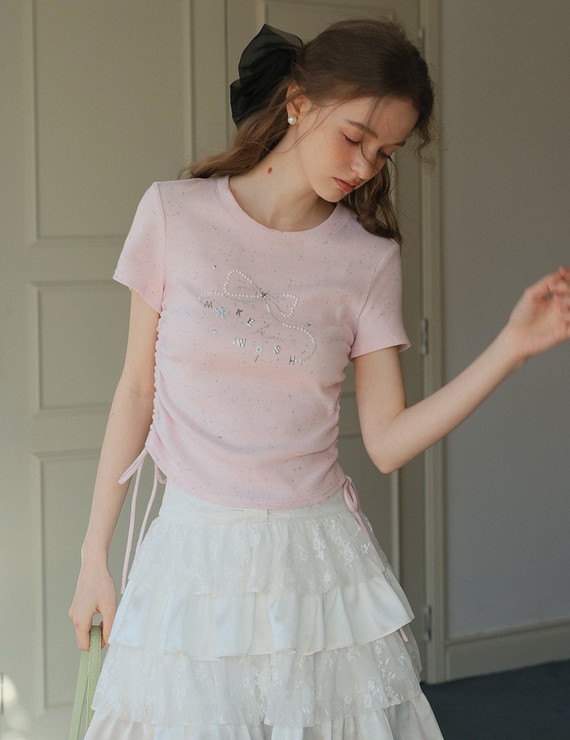 Áo thun crop top Hàn Quốc 051706