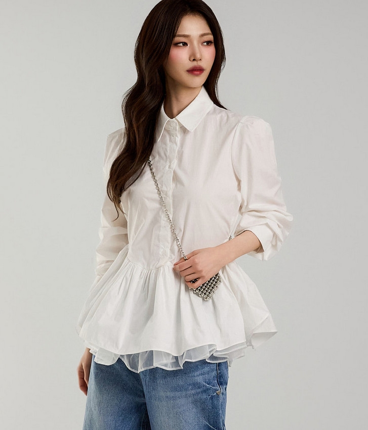 Sơ mi nữ Hàn Quốc 032102