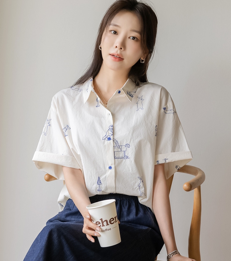 Sơ mi nữ Hàn Quốc 071233