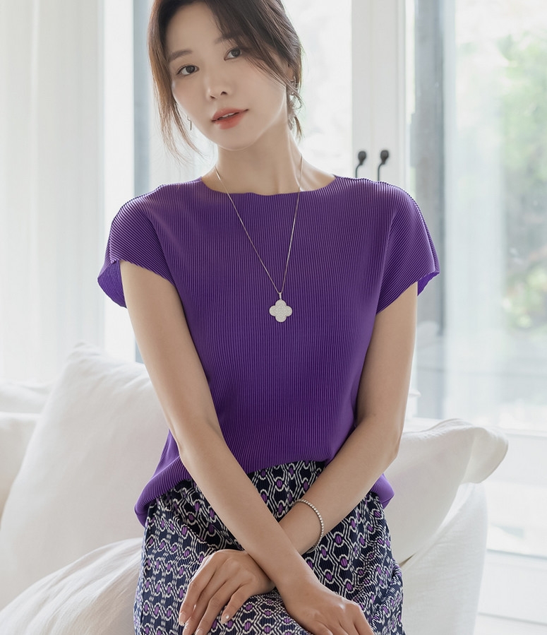 Áo pleat nữ Hàn Quốc 071237
