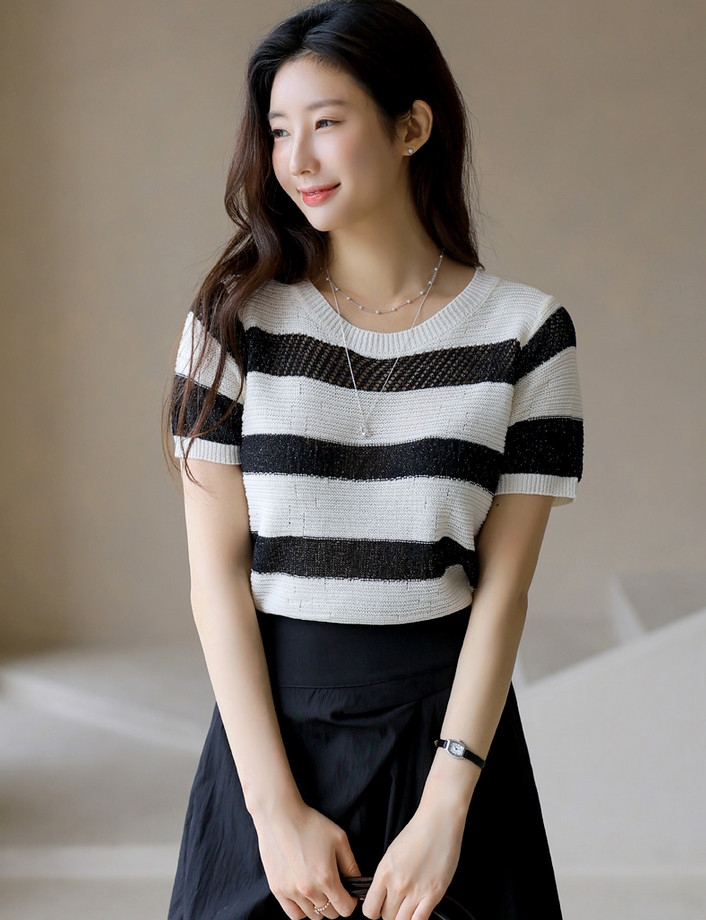 Áo thun len Hàn Quốc 081007