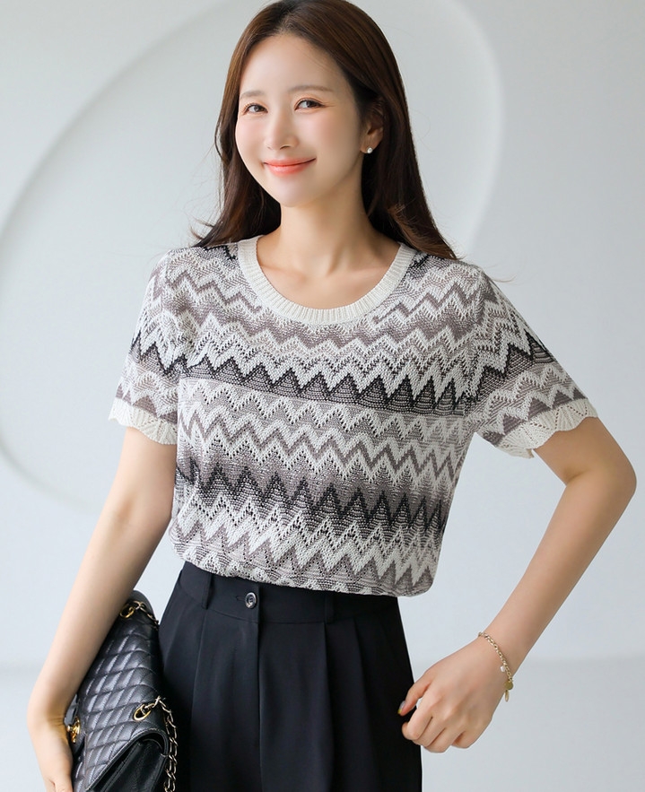 Áo thun len Hàn Quốc 081017