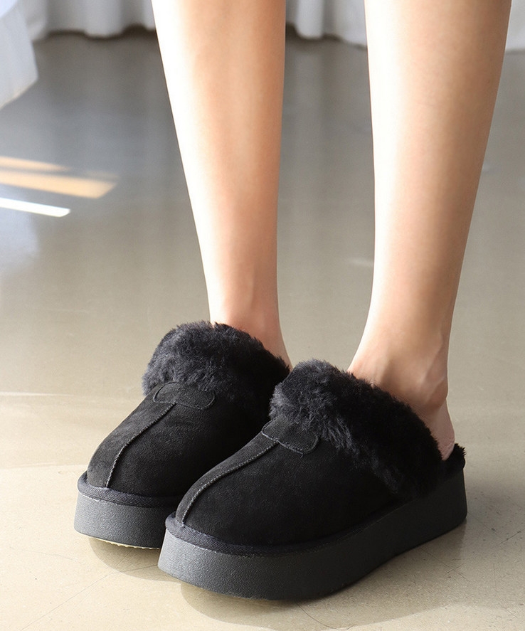 Giầy nữ cổ lông 110811