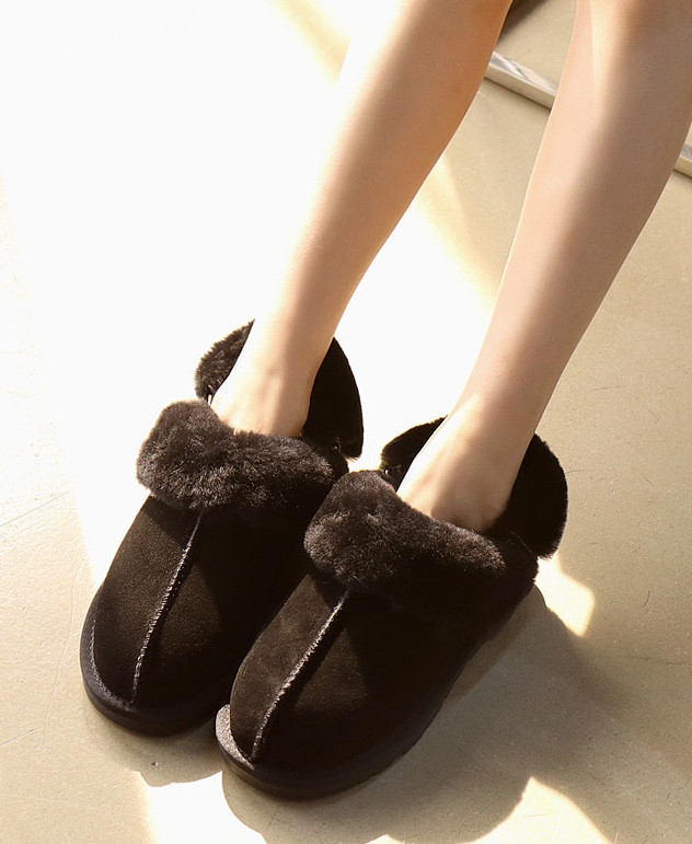 Giầy nữ cổ lông 110814